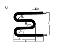 tubular heater bend formation